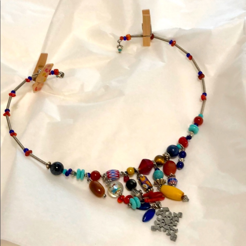 Chico’s mixed stones necklace